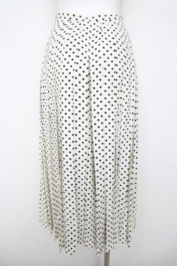 画像2: LA・BREA / ドットプリーツパンツ  白 Y-26-03-20-181-LO-PA-SZ-ZY