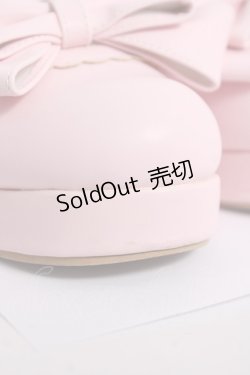 画像5: Amavel / ファーぽんリボン付クロスパンプス LL ピンク Y-26-03-20-016-CA-SH-SZ-ZY