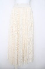 画像1: axes femme / レースサーキュラースカート M 生成り Y-26-03-20-194-AX-SK-SZ-ZY (1)