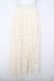 画像1: axes femme / レースサーキュラースカート M 生成り Y-26-03-20-194-AX-SK-SZ-ZY (1)