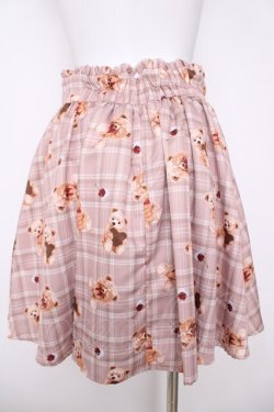 画像2: Ank Rouge / SweetTeddyスカート M ブラウン Y-26-03-20-199-CA-SK-SZ-ZY