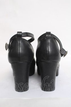 画像3: Queen Bee / クラシカルフレームパンプス 24cm 黒 Y-26-03-20-018-EL-SH-SZ-ZY