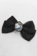 画像1: Enchantlic Enchantilly / クイーンキャットリボンブローチ  黒 Y-26-03-20-003-LO-AC-SZ-ZY (1)