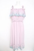 axes femme POETIQUE / オフショルロングワンピース(リトルマーメイド)  ピンク Y-26-03-21-045-AX-OP-SZ-ZY