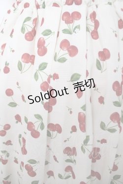 画像3: axes femme / チェリーローズ柄セーラーワンピース F 生成り Y-26-03-21-051-AX-OP-SZ-ZY