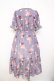 画像2: axes femme / ミルフィーユローズ柄ワンピース  ラベンダー Y-26-03-21-052-AX-OP-SZ-ZY (2)