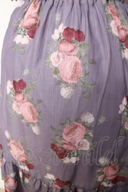 画像3: axes femme / ミルフィーユローズ柄ワンピース  ラベンダー Y-26-03-21-052-AX-OP-SZ-ZY