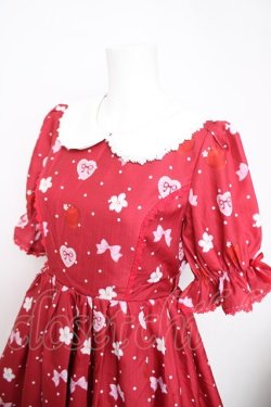 画像3: Chalmiere / スウィーティアップルワンピース M 赤 Y-26-03-21-055-LO-OP-SZ-ZY