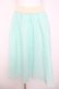 画像1: axes femme / チュールスカート  ミント Y-26-03-21-059-AX-SK-SZ-ZY (1)