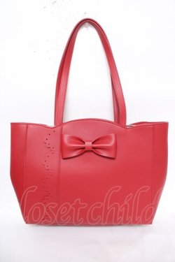 画像1: ｍ petit by misako / AMリボントート  赤 Y-26-03-21-005-LO-BG-SZ-ZY
