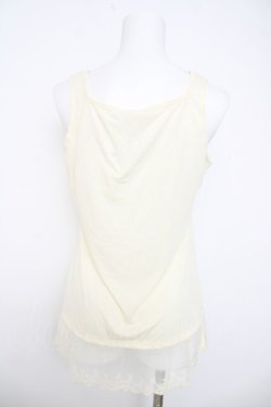 画像2: axes femme / ビジューストラップ付きタンク M 生成り Y-26-03-21-008-AX-TO-SZ-ZY