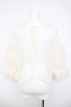 画像2: axes femme / チュールトップス  生成り Y-26-03-21-017-AX-TO-SZ-ZY