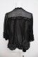 画像2: axes femme / ラメニット切り替えボレロ M 黒 Y-26-03-21-022-AX-TO-SZ-ZY (2)