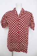 PINK HOUSE / 水玉柄半袖シャツ F レッド Y-26-03-21-027-LO-BL-SZ-ZY