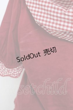 画像3: PINK HOUSE / ×misako aoki　ギンガムフードプルオーバー F レッド Y-26-03-21-028-LO-TO-SZ-ZY