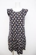 Franche Lippee / ぶすねこワンピース M 紺 Y-26-03-21-031-LO-OP-SZ-ZY