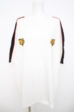 画像1: WORLD WIDE LOVE！(Rydia) / 虎刺繍ロンＴ 1 白 Y-26-03-21-033-PU-TO-SZ-ZY