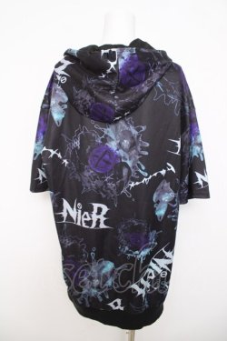 画像2: NieR Clothing / 転写ZIPパーカー   Y-26-03-21-037-PU-TO-SZ-ZY