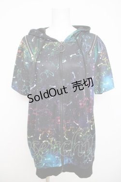 画像1: NieR Clothing / 転写ZIPパーカー   Y-26-03-21-039-PU-TO-SZ-ZY