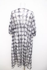 画像2: axes femme / チェック柄レースロングカーディガン  黒 Y-26-03-21-042-AX-TO-SZ-ZY (2)