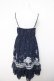 画像2: axes femme / ムーンキャットキャミワンピース  紺 Y-26-03-21-043-AX-OP-SZ-ZY (2)