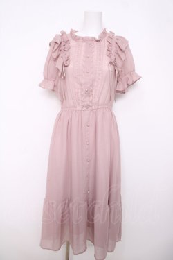 画像1: axes femme / ボリュームフリルワンピース F ピンク Y-26-03-22-045-AX-OP-SZ-ZY