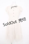LODISPOTTO / フェアリーチュール フリル ティアードミディ ワンピース M アイボリー Y-26-03-22-047-LO-OP-SZ-ZY