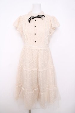 画像1: LODISPOTTO / フェアリーチュール フリル ティアードミディ ワンピース M アイボリー Y-26-03-22-047-LO-OP-SZ-ZY