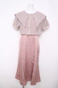 axes femme POETIQUE / シアーブラウスセットワンピース M ピンク Y-26-03-22-049-AX-OP-SZ-ZY