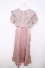 画像1: axes femme POETIQUE / シアーブラウスセットワンピース M ピンク Y-26-03-22-049-AX-OP-SZ-ZY (1)