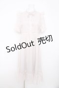 evelyn / 肩フリルリボンシアーロングワンピース F ベージュ Y-26-03-22-050-LO-OP-SZ-ZY