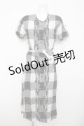 INGEBORG / チェック柄ワンピース F 黒 Y-26-03-22-057-LO-OP-SZ-ZY
