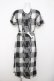 画像1: INGEBORG / チェック柄ワンピース F 黒 Y-26-03-22-057-LO-OP-SZ-ZY (1)