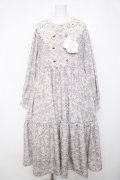 m petit by misako / AOKトワルドジュイワンピース 5L 中薄橙 Y-26-03-22-063-LO-OP-SZ-ZY
