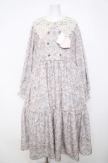 画像1: m petit by misako / AOKトワルドジュイワンピース 5L 中薄橙 Y-26-03-22-063-LO-OP-SZ-ZY (1)