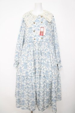 画像1: m petit by misako / AOKトワルドジュイワンピース 5L 淡薄橙 Y-26-03-22-064-LO-OP-SZ-ZY