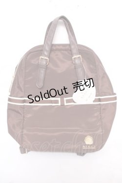 画像1: m petit by misako / AM2WAYリュック  濃茶 Y-26-03-22-006-LO-BG-SZ-ZY