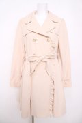 LODISPOTTO / 2wayガーリーフリルトレンチコート M アイボリー Y-26-03-22-065-LO-CO-SZ-ZY