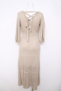 画像2: An MILLE / ニットワンピース  ベージュ Y-26-03-22-066-EL-OP-SZ-ZY