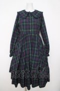 m petit by misako / TT*AOKチェックワンピース M 濃緑 Y-26-03-22-067-LO-OP-SZ-ZY