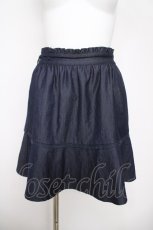 画像1: axes femme / 切替フレアスカパン M インディゴ Y-26-03-22-074-AX-PA-SZ-ZS (1)
