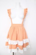 DearMyLove / 大きめリボンフリルロリータスカート M オレンジ Y-26-03-22-076-EL-SK-SZ-ZY