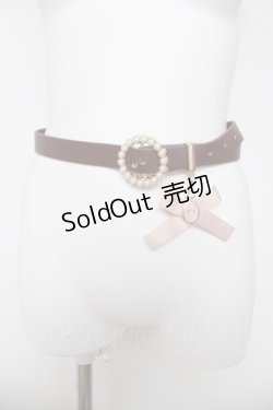 画像1: m petit by misako / サンリオキャラクターズコラボ マイメロディベルト  茶 Y-26-03-22-017-LO-ZA-SZ-ZY