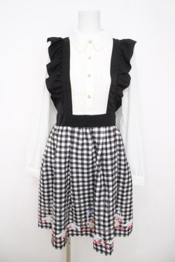 画像1: axes femme POETIQUE / シナモロールチェリーワンピース  黒 Y-26-03-22-026-AX-SK-SZ-ZY