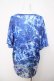 画像2: NieR Clothing / 転写柄Tシャツ  青 Y-26-03-22-027-PU-TO-SZ-ZY (2)