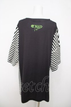 画像2: TRAVAS TOKYO / サンダーベアTシャツ  黒 Y-26-03-22-028-PU-TO-SZ-ZY