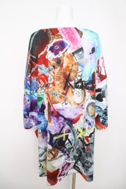 画像2: TRAVAS TOKYO / グラフィック総柄Tシャツ  白 Y-26-03-22-030-PU-TO-SZ-ZY