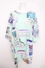 画像1: TRAVAS TOKYO / vapor though big tee  グリーン Y-26-03-22-031-PU-TO-SZ-ZY (1)