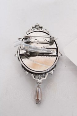 画像2: axes femme / ヴィクトリアンカメオブローチ  黒 Y-26-03-24-004-AX-ZA-SZ-ZY