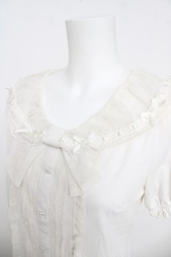 画像3: LIZ LISA / リボン襟ブラウス風カットソー 0 オフ Y-26-03-24-042-LO-BL-SZ-ZY